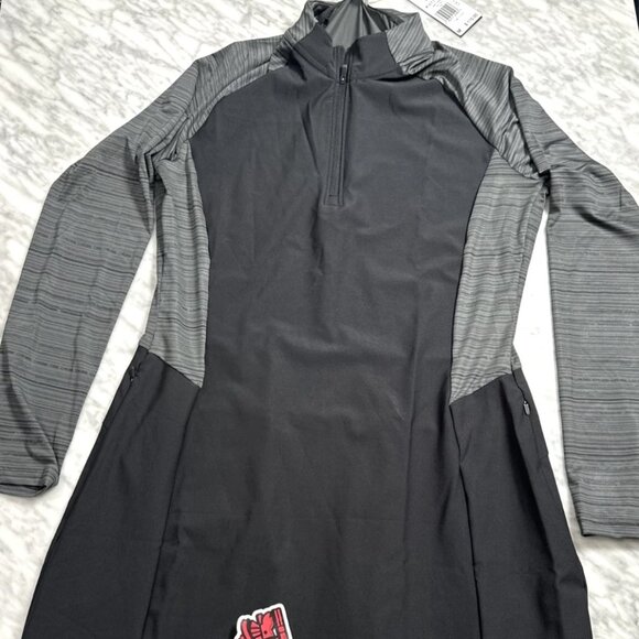 Adidas Ultimate365 Long Sleeved Dress Black Golf Women's Medium IP4303 NEW - Picture 1 of 16